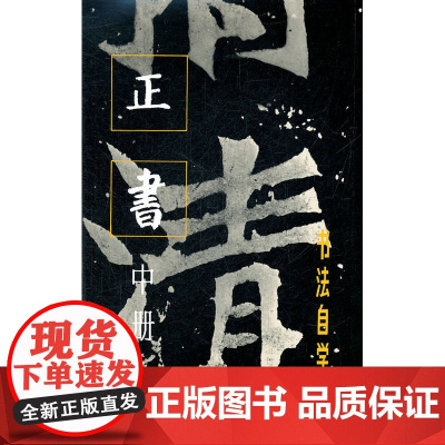 书法自学丛帖 正书(中册) 上海书画出版社 正版书籍