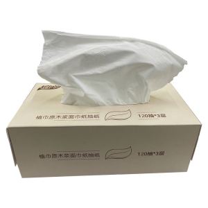 植巾 YC1000 3层120抽/盒 面巾纸抽纸 50.00 包/箱 (计价单位:箱)