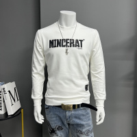 立体字母卫衣男装秋冬新款修身长袖打底衫圆领套头加绒上衣体恤潮