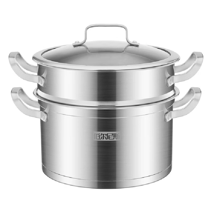 伯尔尼斯奥氏体不锈钢赫尔斯双层蒸锅BENS-356 26cm