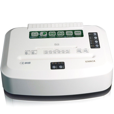 科密空气净化碎纸机 德国5级高保密办公 小颗粒文件粉碎机碎卡光盘 E306CAcomet