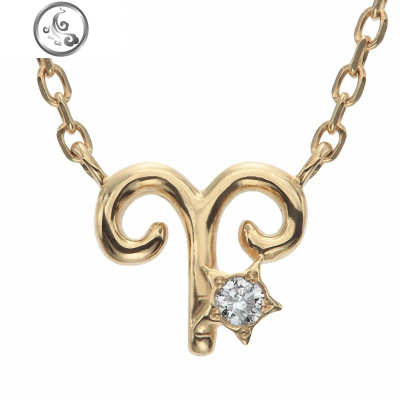 925纯银金十二星座项链钻石吊坠女日韩锁骨链简约甜美生日 JiMi