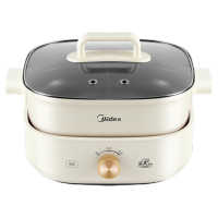 美的(Midea)多功能用途锅MC-HGS303001电煎锅家用一锅多用 速沸火锅专用锅6L大容量