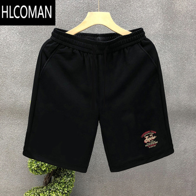 HLCOMAN短裤男士夏季ins潮牌宽松休闲运动裤美式简约印花篮球直筒裤