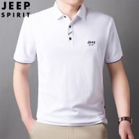 JEEP SPIRIT 男士夏季休闲商务时尚潮流短袖T恤青年POLO衫