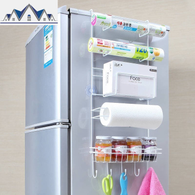 多层各种保鲜袋收纳 家居多功能 调料空间储物架物件实用厨房 三维工匠收纳层架