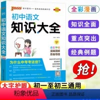 [正版]2023新初中知识大全语文人教版七年级八九年级基础知识清单初一初二初三古诗文言文阅读理解专项训练状元学霸笔记中