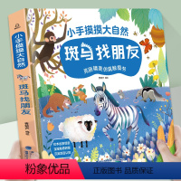 小手摸摸大自然:斑马找朋友 [正版]小手摸摸大自然 宝宝触摸书婴儿早教书本 儿童绘本0到3岁启蒙早教认知洞洞翻翻书机关推