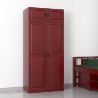 臻远 ZY-JFJJ-10 内务柜物品柜营房家具木质衣柜双人更衣柜