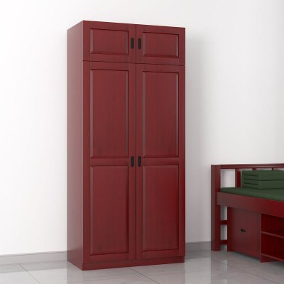 臻远 ZY-JFJJ-10 内务柜物品柜营房家具木质衣柜双人更衣柜