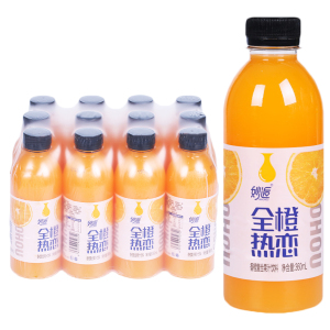 妙逅 复合果汁饮料香橙味(塑包) 360ml×12瓶 件