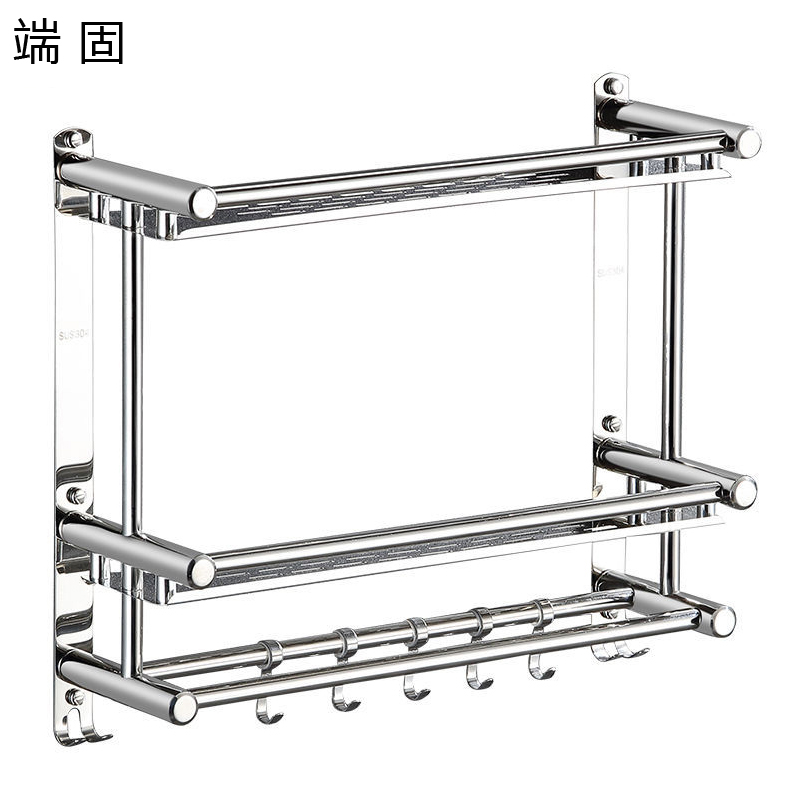 端固 304双层特厚40cm毛巾架TRE-9/个
