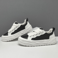 男生头层牛皮透气板鞋男款潮鞋欧洲站男鞋男士真皮百搭潮牌休闲鞋