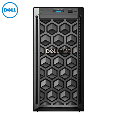 戴尔(DELL)PowerEdgeT40/T140小型塔式服务器主机远程办公财务ERP电脑整机T140E-2224四核3.4G16G/256G+2TSATA*2