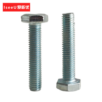爱新优 镀锌六角螺栓 M10*45 个