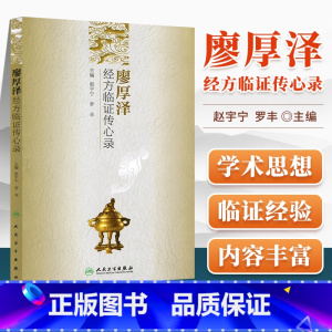 [正版] 廖厚泽经方临证传心录 赵宇宁 等 中医伤寒论经方临床应用经验可搭可搭黄煌经方使用手册经方讲习录等购买学习人民