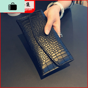 2020新款子母钱包女士长款拉链韩版零钱包学生薄款多卡位复古ins.NEW LAKE