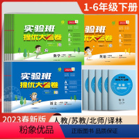 [3本]语文+数学+英语(人教版) 三年级下 [正版]2023春实验班提优大考卷小学一年级试卷测试卷全套下册二年级三四五