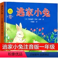 逃家小兔[精装绘本注音版] [正版]逃家小兔注音版一年级绘本故事书带拼音的二年级下小学生课外书图书课外阅读书籍儿童读物6