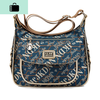 中老年女包斜挎包简约中年妈妈包帆布防水牛津布婆婆包包NEW LAKE女斜挎包