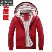SUNTEK冬季男士卫衣加肥大码潮牌衣服加绒加厚连帽衫休闲运动百搭秋外套卫衣