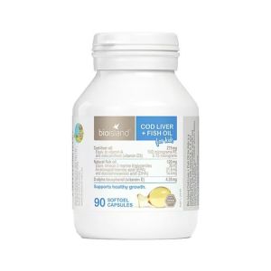 bio island 儿童鳕鱼油 90粒