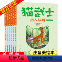 [注音美绘版]猫武士全套6册 [正版]猫武士第二部曲全6册 新预言1-6午夜追踪+新月危机 黎明重现 星光指路 黄昏战争