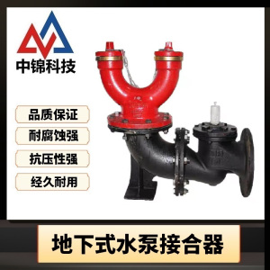 中锦科技 地下式水泵接合器 SQA150-1.6 DN150 带止回阀 台