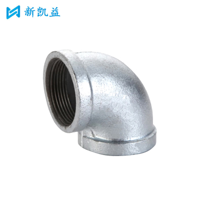 新凯益 玛钢镀锌弯头 1寸 个