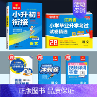 语文江西专版+小升初衔接[练测结合2本套] 小学升初中 [正版]南昌2024新版实验班江西省小学毕业升学考试试卷精选