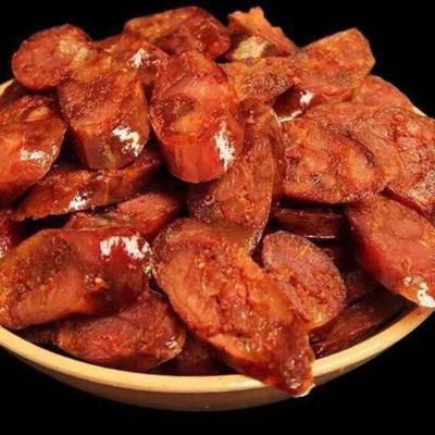 四川正宗麻辣川味香肠柴火手工烟熏肠腊肠风干香肠腊肉土特产