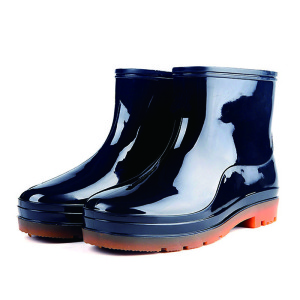 康迪·伊丝特 新款男式PVC低筒雨鞋 防滑牛筋低帮雨靴