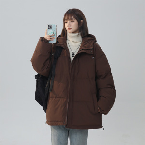 棉服外套新款男女同款秋冬季棉袄宽松面包休闲情侣加厚保暖棉衣男