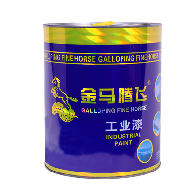 金马腾飞 醇酸快干磁漆 军车绿-7kg 桶