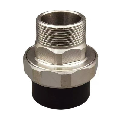 伟鹏双兴 PE外丝活接 PE75(2.5寸)外螺纹 个