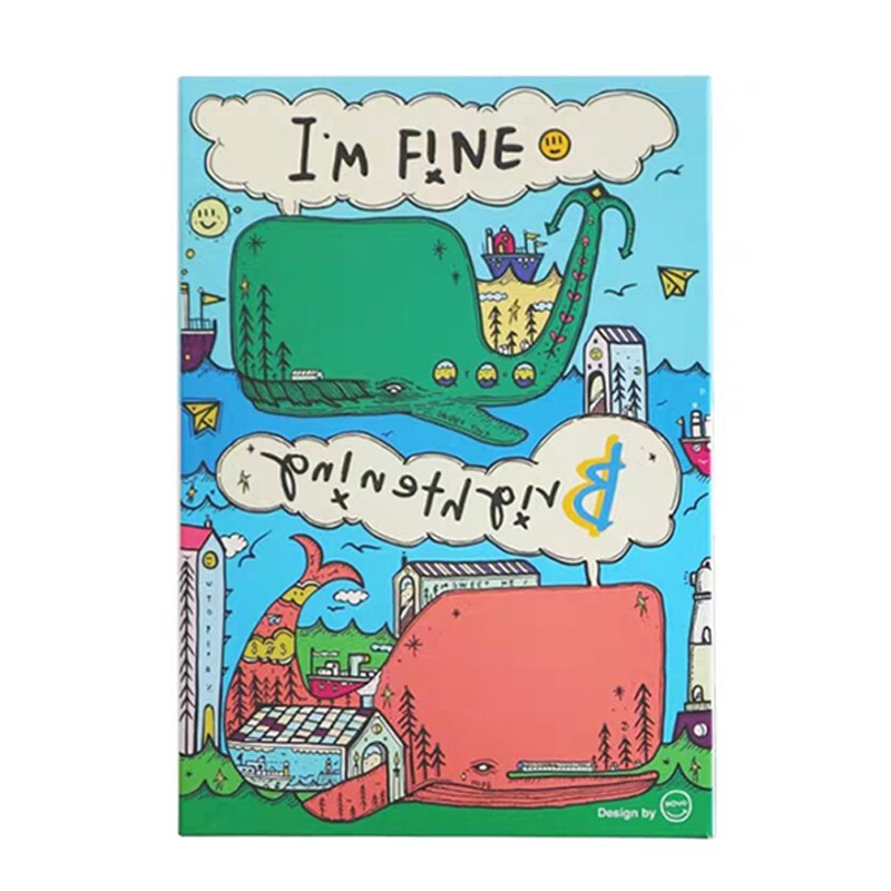 缤肌(pinkypinky)小鲸鱼面膜绿色款 补水保湿提亮肤色淡化斑点痘印黑