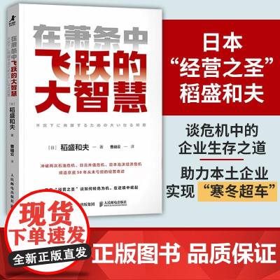 在萧条中飞跃的大智慧 六项精进经营十二条心作者稻盛和夫 曹岫云 人生哲学企业管理经营之道书籍