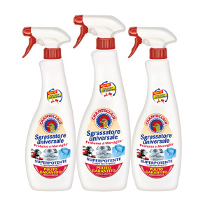 [3瓶]意大利进口公鸡头domol 大公鸡管家油污清洗剂去油污厨房清洁抽油烟机清洗油烟净去油渍强力 马赛香600ml