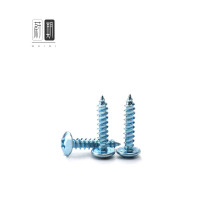 蔚期 镀锌十字扁头自攻螺丝 M4*20 800个/盒