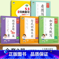下册[5本套]看图+阅读+句式+默写+单元归类 小学一年级 [正版]2025新版 53看图写话一年级二年级小学生五三看图