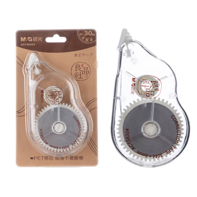 晨光(M&G)30m*5mm一体拨盖修正带涂改带修正良品系列改正带ACT58304 单支装 14支起售