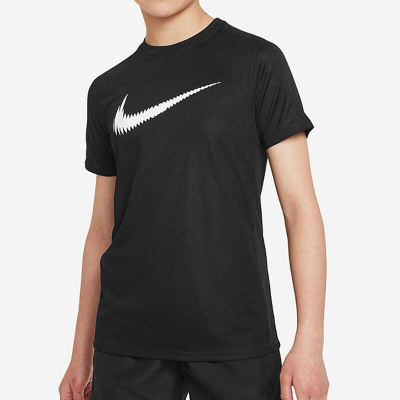 NIKE耐克短袖T恤训练运动休闲速干透气圆领大童上衣FD3965-010 D