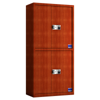 鑫星奈 XXN40615024 钢制保密柜保险柜保密档案资料柜 红木纹通双节智能指纹密码锁