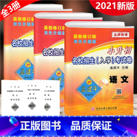 [正版]全3册2021新版 孟建平小升初名校招生入学考试卷 语文数学英语 小学升初中入学分班六下总复习测试卷小考必做真