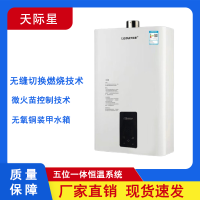 TJSTAR天际星热水器JSQ24-A(12MT02)燃气热水器天然气12L/min智能恒温功能