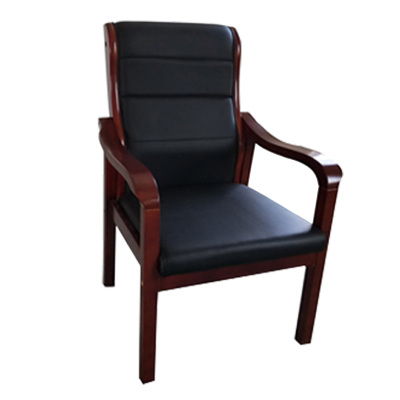 帅畅简约现代椅子办公椅会议椅橡胶木耳朵椅