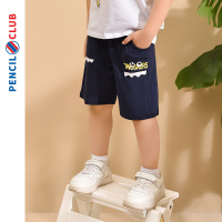 [1件3折]铅笔俱乐部童装男童短裤儿童五分裤侧边织带运动裤2025夏装新款