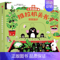 菜园漫步(中英双语)/小手动动推拉机关书 [正版]菜园漫步(中英双语)/小手动动推拉机关书