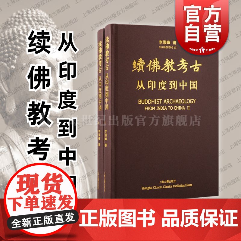 续佛教考古从印度到中国 上海古籍出版社南北朝时期石窟美学丝绸之路遗迹遗物人文科学地面佛寺遗址石窟寺遗迹零散佛教遗物