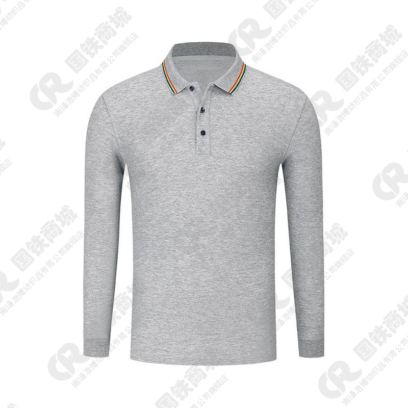 浩博时代 精梳棉春秋舒适速干长袖POLO衫 S-6XL 件